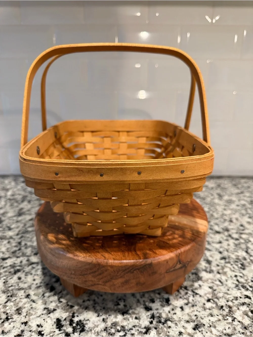 Longaberger Woven Memories Basket with Dual Handles